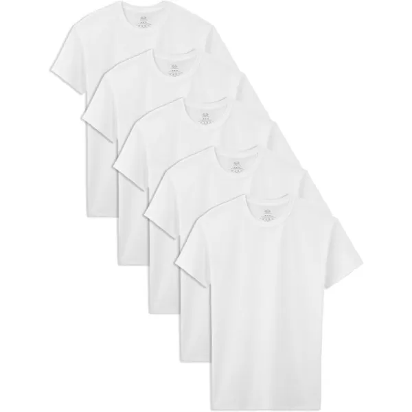imageFruit of the Loom Boys Cotton White T ShirtT Shirt  Boys  120 Pack  White