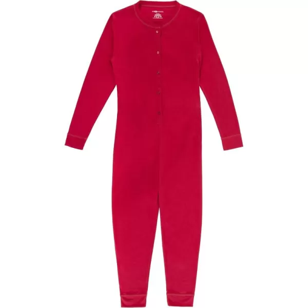 imageFruit of the Loom Girls Premium Union SuitRed