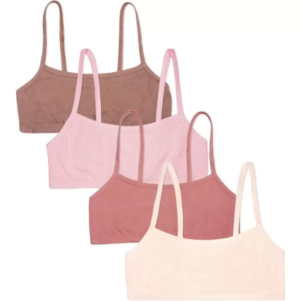 imageFruit of the Loom Girls Spaghetti Strap Sports BraLight NudeBlushDesert DuskSweet Tea