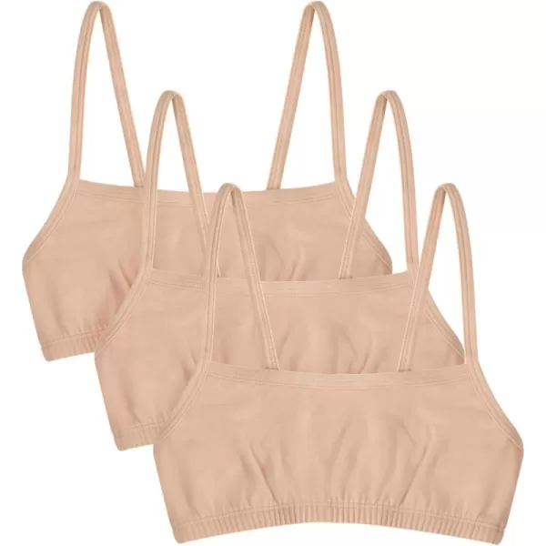 imageFruit of the Loom Girls Spaghetti Strap Sports BraSandSandSand