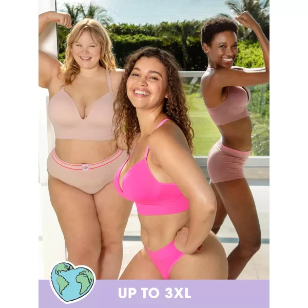imageA Fresh Collection Confidence Boost Seamless Push Up Bra 2 Pack