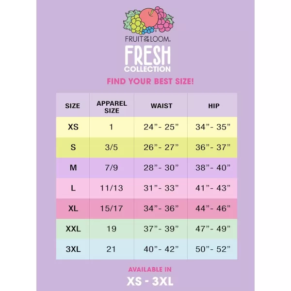 imageFruit of the Loom A Fresh Collection Hey Shorty 3Pack Seamless Boyshorts for Womens Everyday ComfortSugar PlumGreyStellar Orchid