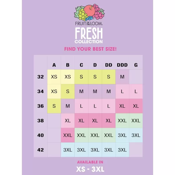 imageFruit of the Loom A Fresh Collection So Sporty 2Pack Womens Seamless Racerback Croptop BrasPremium PlumBlack Hue