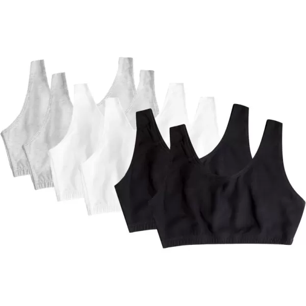 Black/White/Heather Grey