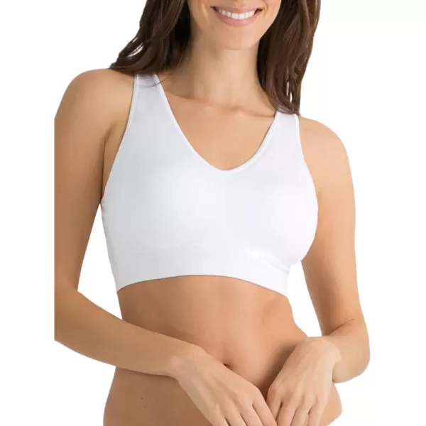 imageFruit of the Loom Womens Seamless Pullover Bra with Builtin CupsWhite