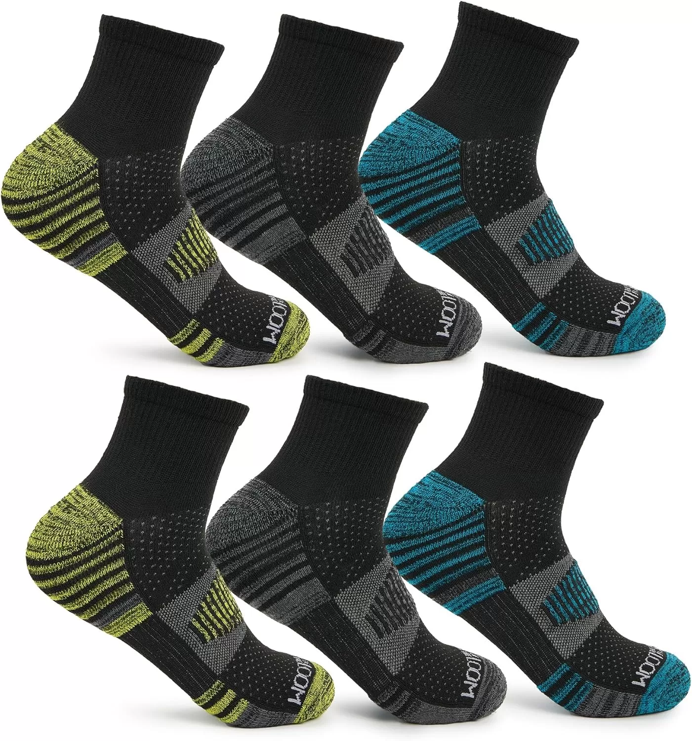 imageFruit of the Loom Mens Breathable Performance Ankle SocksAnkle  Black