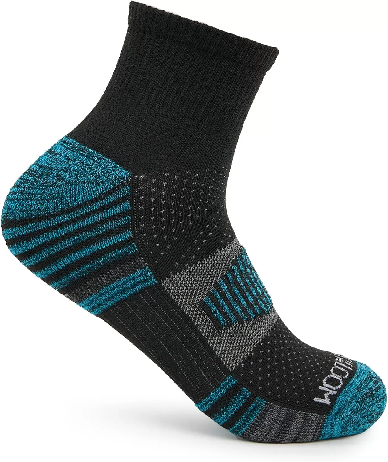 imageFruit of the Loom Mens Breathable Performance Ankle SocksAnkle  Black