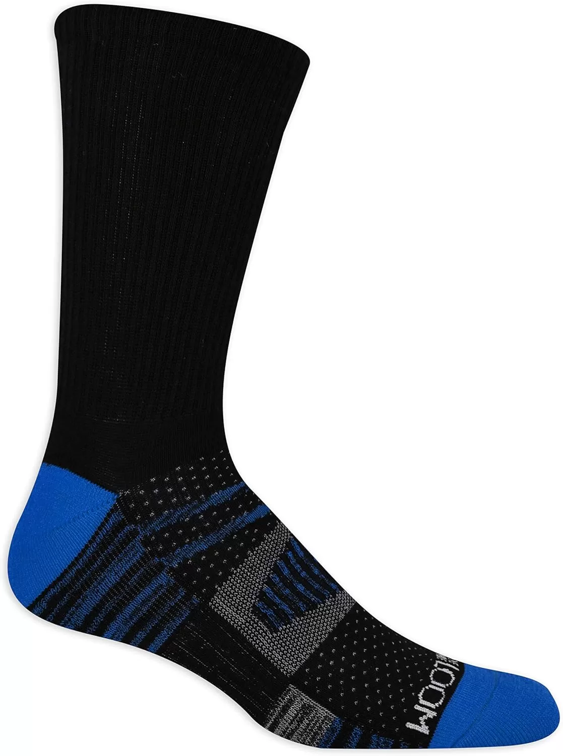 imageFruit of the Loom Mens Breathable Performance Ankle SocksCrew  Black