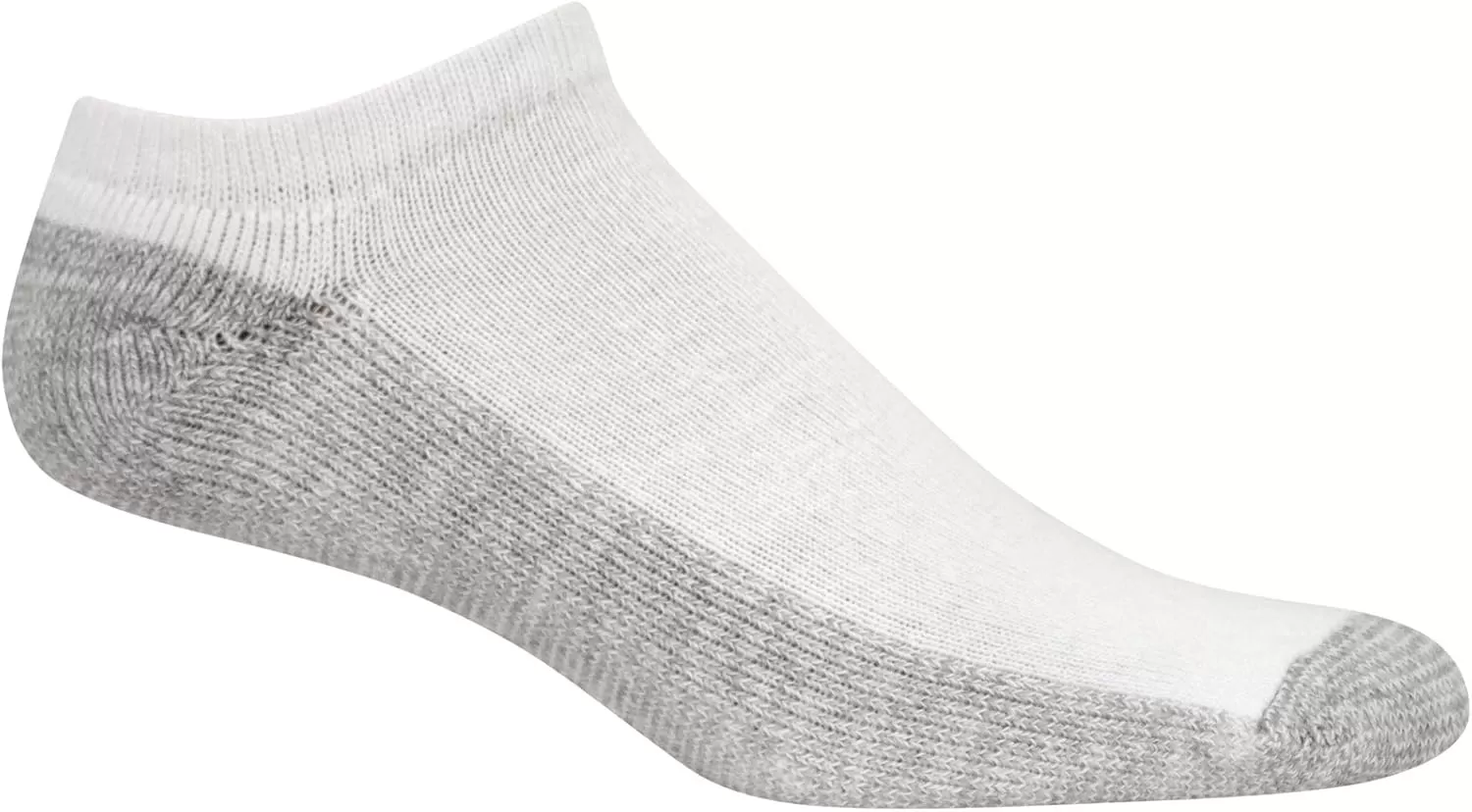 imageFruit of the Loom Mens Dual Defense No Show Socks 12 PackWhite