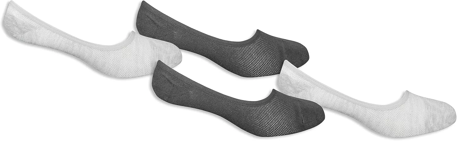 imageFruit of the Loom Mens Everyday Lightweight Comfortable Sport SocksLiner  Assorted 4 Pack