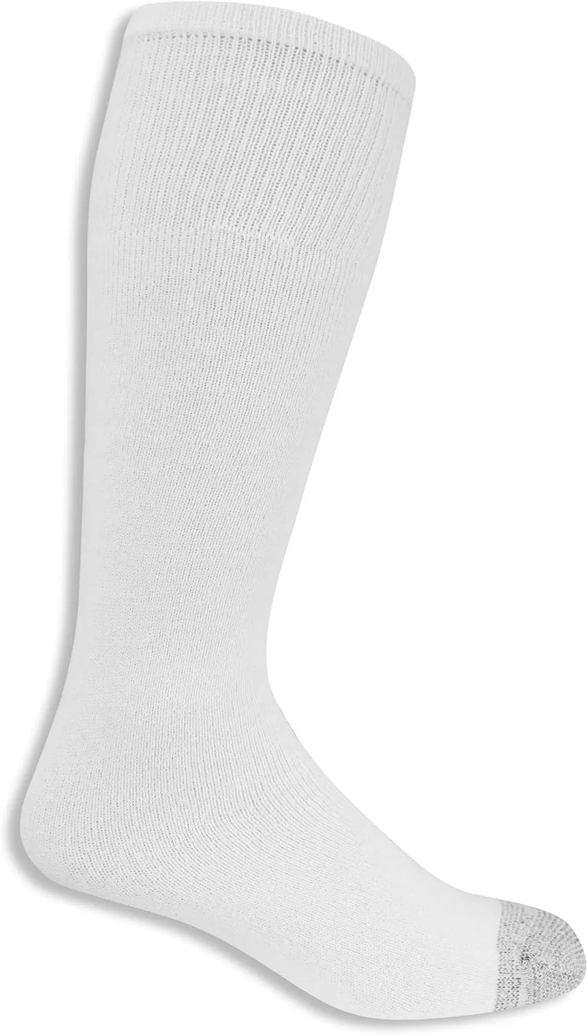 imageFruit of the Loom Mens Everyday Lightweight Comfortable Sport SocksTube  White 6 Pack