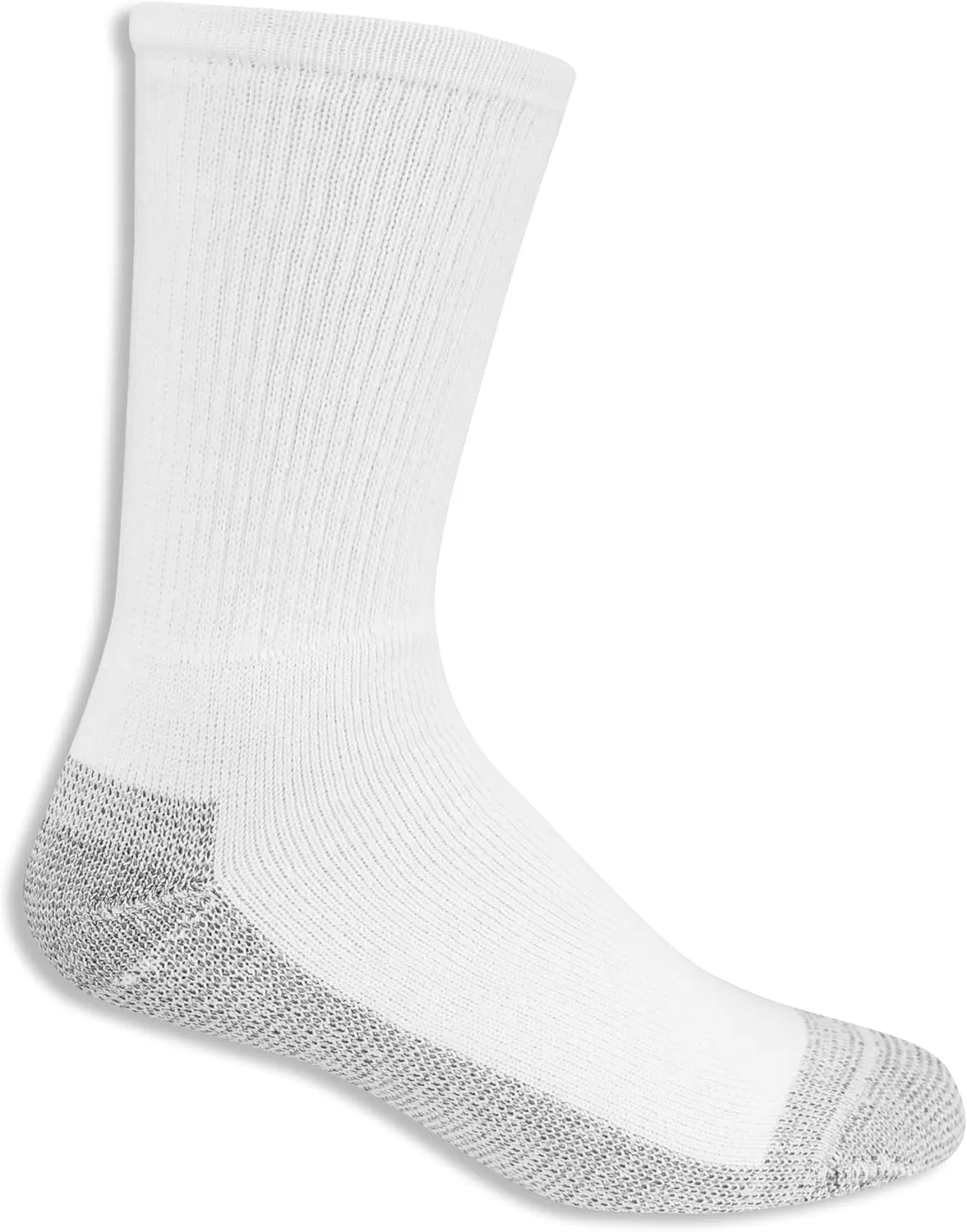 imageFruit of the Loom Mens Workgear Durable Crew Socks with Arch SupportWhite 10 Pack