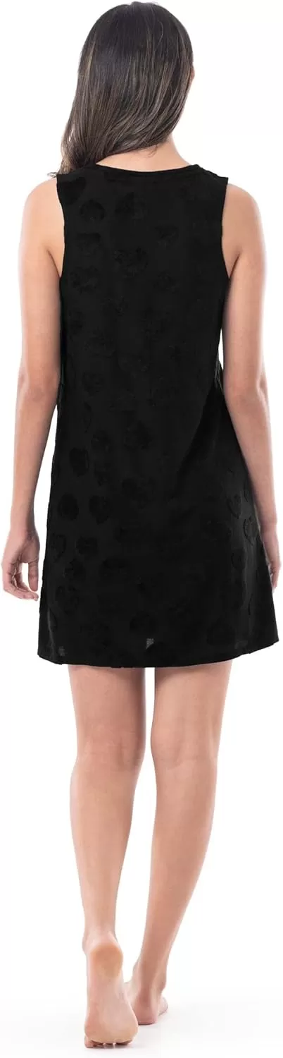 imageFruit of the Loom Womens Beyondsoft Sleep Chemise and Robe SetBlack