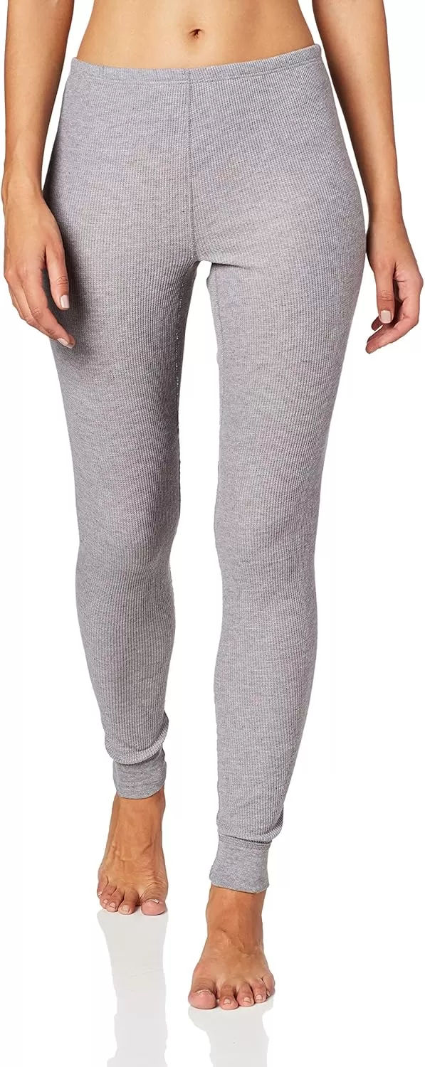 imageFruit of the Loom Womens Thermal Waffle BottomGray