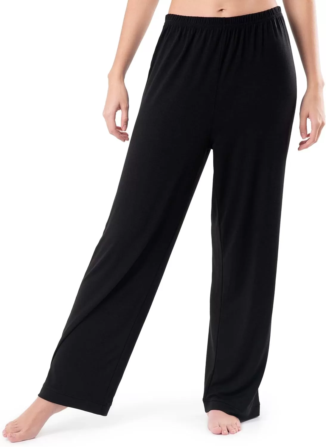 imageFruit of the Loom womens Breathable Tank Top Pant and Cardigan Sleep SetBlack