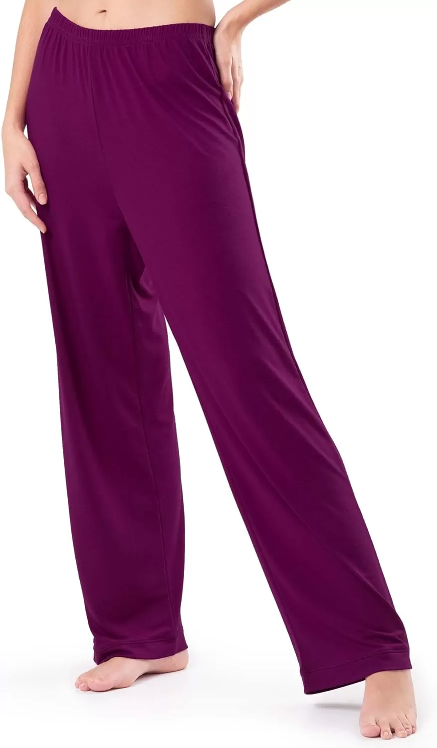 imageFruit of the Loom womens Breathable Tank Top Pant and Cardigan Sleep SetBoysenberry