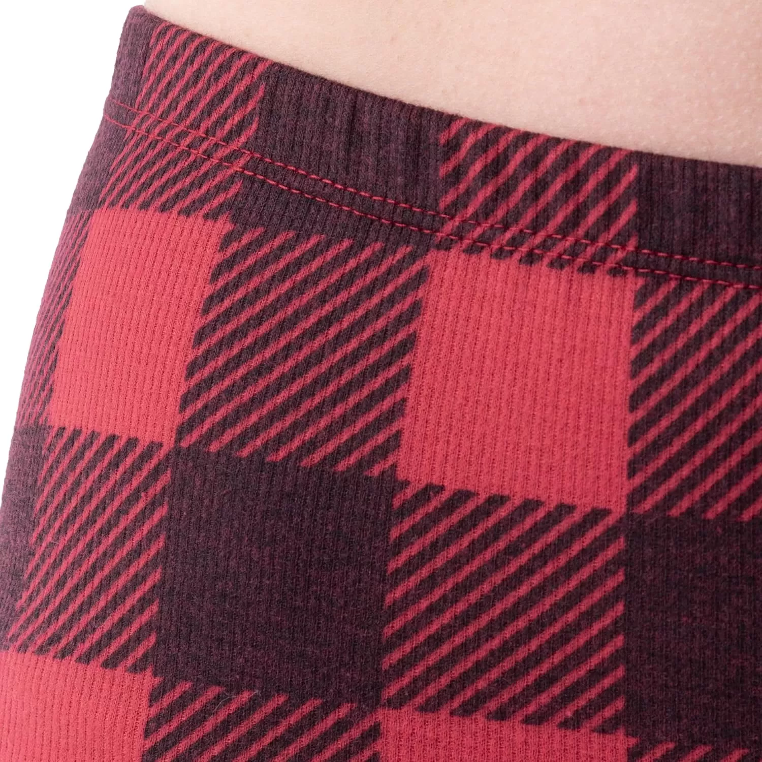 imageFruit of the Loom womens Micro Waffle Premium Thermal SetBuffalo Plaid