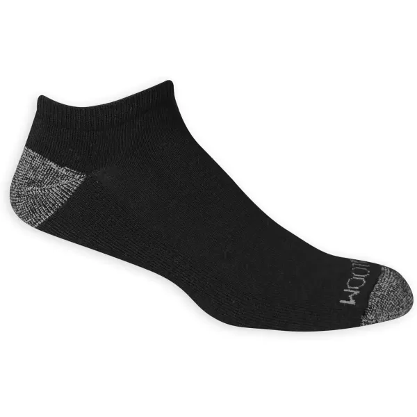 imageFruit of the Loom Mens Dual Defense No Show Socks 12 PackBlack
