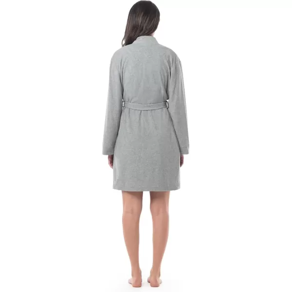 imageFruit of the Loom Womens Beyondsoft Sleep Chemise and Robe SetLight Grey Heather