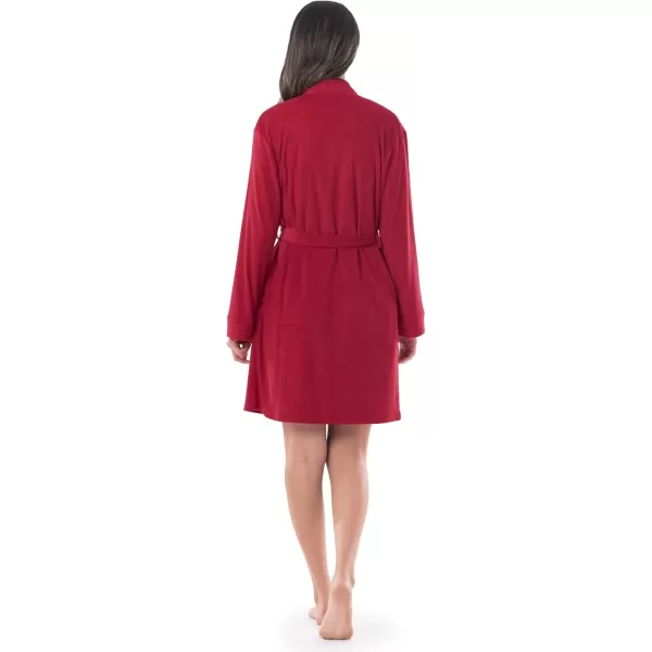 imageFruit of the Loom Womens Beyondsoft Sleep Chemise and Robe SetRadiant Red
