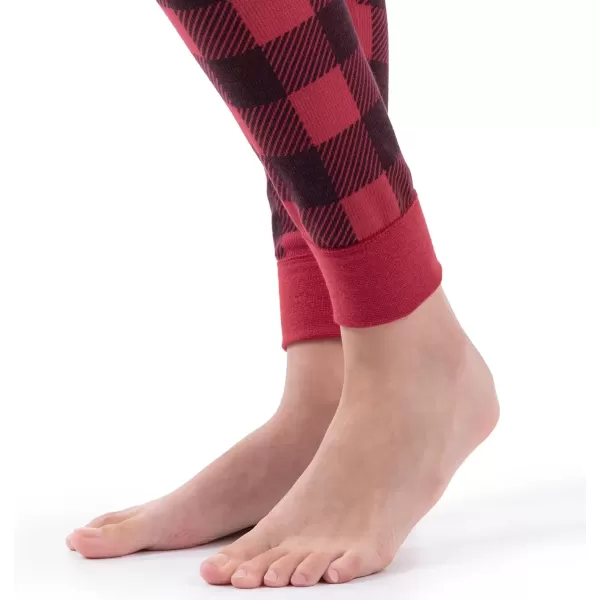 imageFruit of the Loom womens Micro Waffle Premium Thermal SetBuffalo Plaid