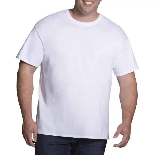 imageFruit of the Loom Mens Big and Tall Tagfree UndershirtsBig Man  Crew  3 Pack