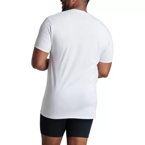 imageFruit of the Loom Mens Big and Tall Tagfree UndershirtsTall Man  Crew  3 Pack