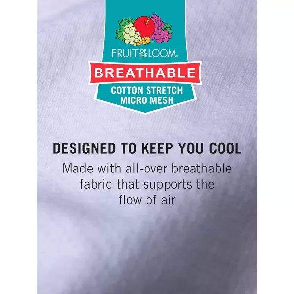 imageFruit of the Loom Mens Big and Tall Tagfree UndershirtsWhite