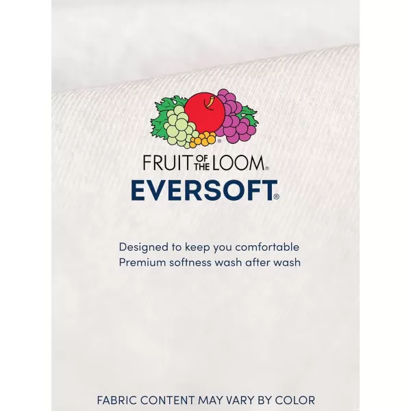 imageFruit of the Loom Mens Eversoft Cotton Stay Tucked Crew TshirtRegular  6 Pack  Colors May Vary