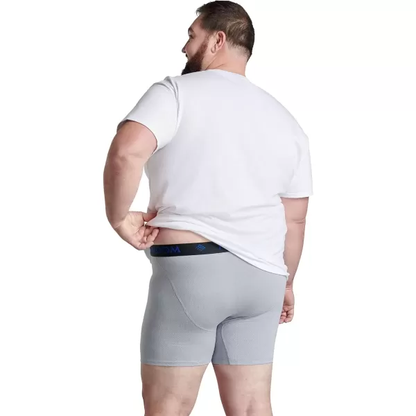 imageFruit of the Loom Mens Premium Breathable Boxer Briefs Regular ampamp Big ManBig Man  Cotton Mesh  3 Pack  Assorted