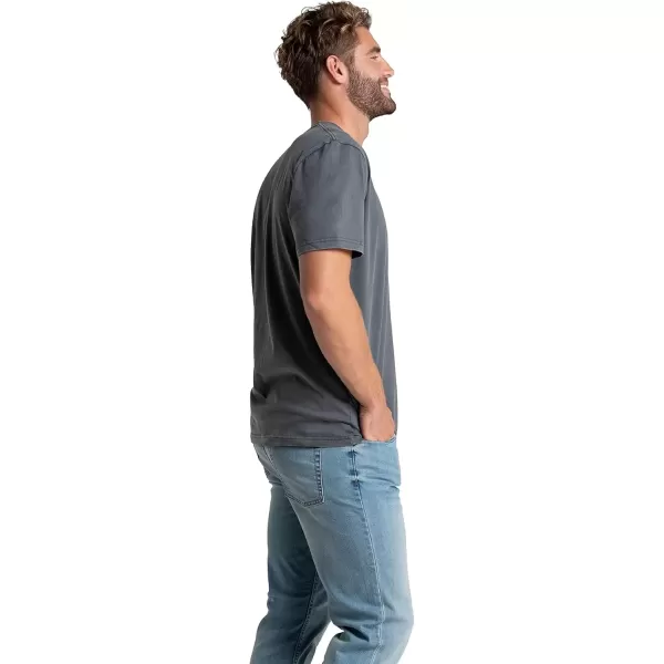 imageFruit of the Loom Mens Crafted Comfort Tee Relaxed ampamp Classic Fit Sizes S2xClassic Fit  Cotton  Charcoal