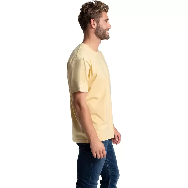 imageFruit of the Loom Mens Crafted Comfort Tee Relaxed ampamp Classic Fit Sizes S2xClassic Fit  Cotton  Cornfield