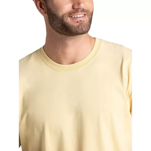 imageFruit of the Loom Mens Crafted Comfort Tee Relaxed ampamp Classic Fit Sizes S2xClassic Fit  Cotton  Cornfield