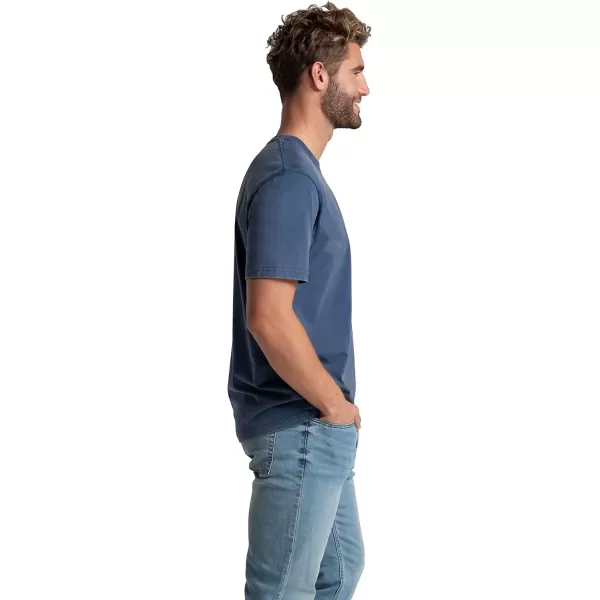 imageFruit of the Loom Mens Crafted Comfort Tee Relaxed ampamp Classic Fit Sizes S2xClassic Fit  Cotton  Dark Tide