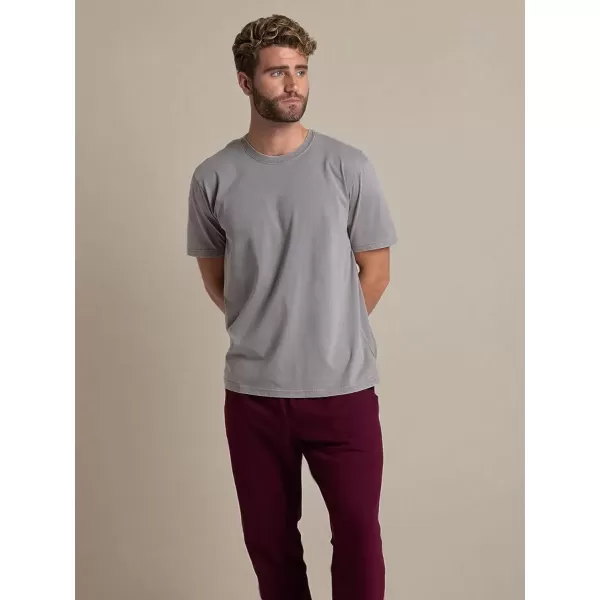 imageFruit of the Loom Mens Crafted Comfort Tee Relaxed ampamp Classic Fit Sizes S2xClassic Fit  Cotton  Rock