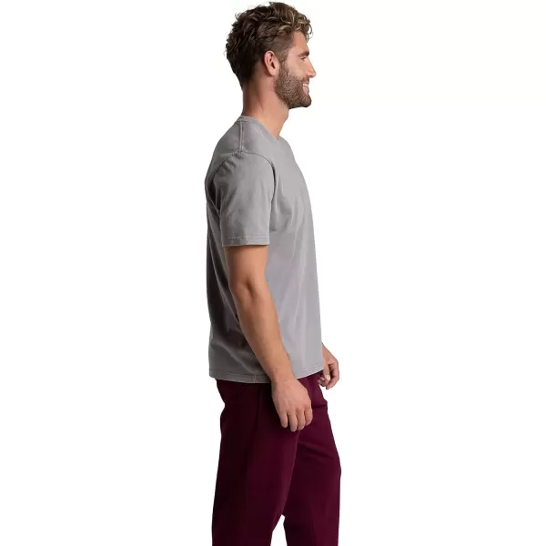 imageFruit of the Loom Mens Crafted Comfort Tee Relaxed ampamp Classic Fit Sizes S2xClassic Fit  Cotton  Rock