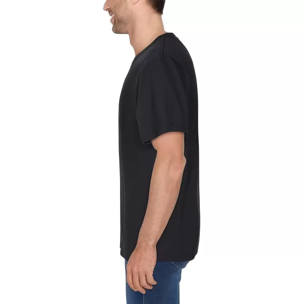 imageFruit of the Loom Mens Crafted Comfort Tee Relaxed ampamp Classic Fit Sizes S2xRelaxed Fit  Cotton  Black