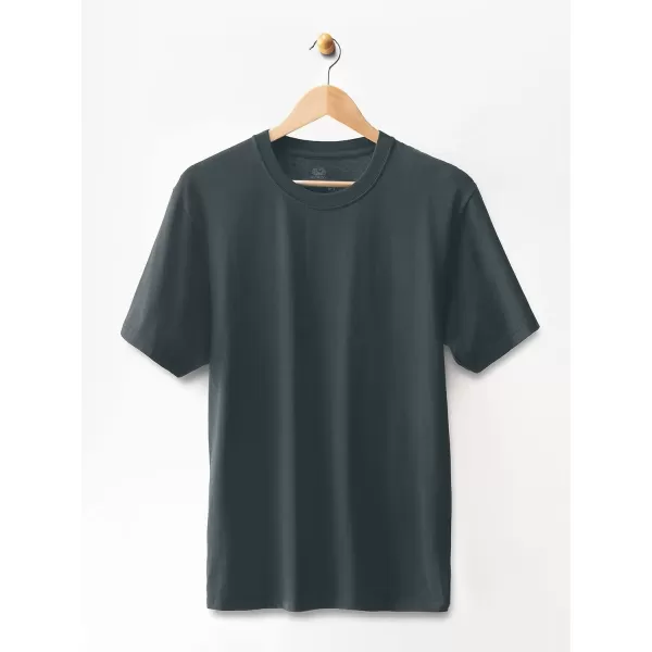 imageFruit of the Loom Mens Crafted Comfort Tee Relaxed ampamp Classic Fit Sizes S2xRelaxed Fit  Cotton  Grey