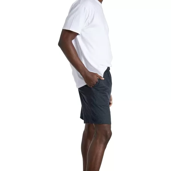 imageFruit of the Loom Mens Eversoft Cotton Shorts with Pockets S4XL2 Pack  Black Heather