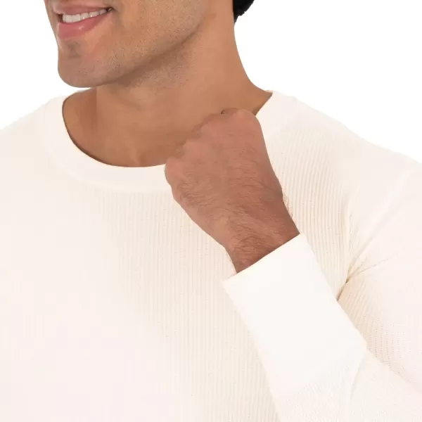 imageFruit of the Loom Mens Recycled Waffle Thermal Underwear Crew Top 1 and 2 PacksNatural