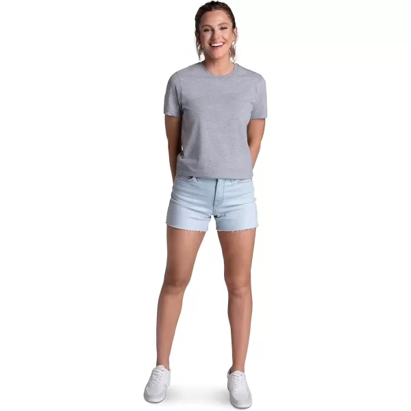 imageFruit of the Loom Recover Cotton TShirt Made with Sustainable Low Impact Recycled Fiber2 Pack  BlackGrey Heather