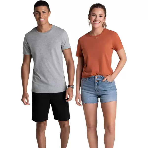 imageFruit of the Loom Recover Cotton TShirt Made with Sustainable Low Impact Recycled Fiber2 Pack  Mars RedGrey Heather