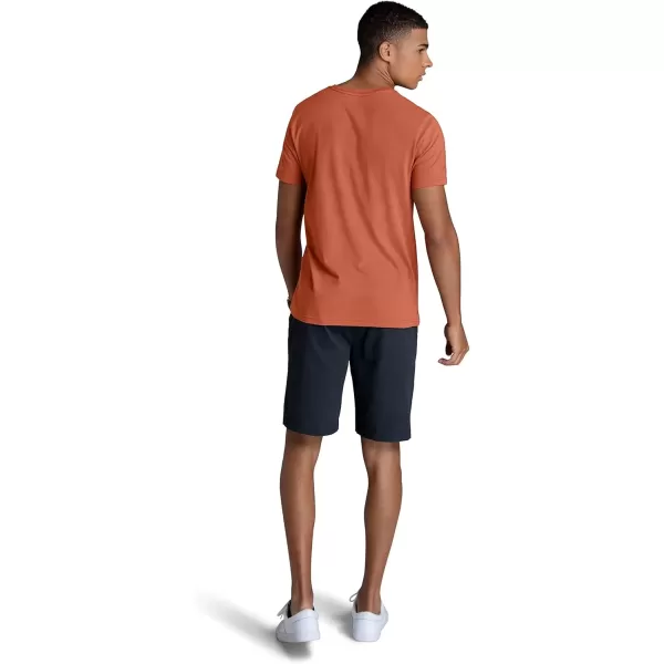 imageFruit of the Loom Recover Cotton TShirt Made with Sustainable Low Impact Recycled Fiber2 Pack  Navy Mars Red