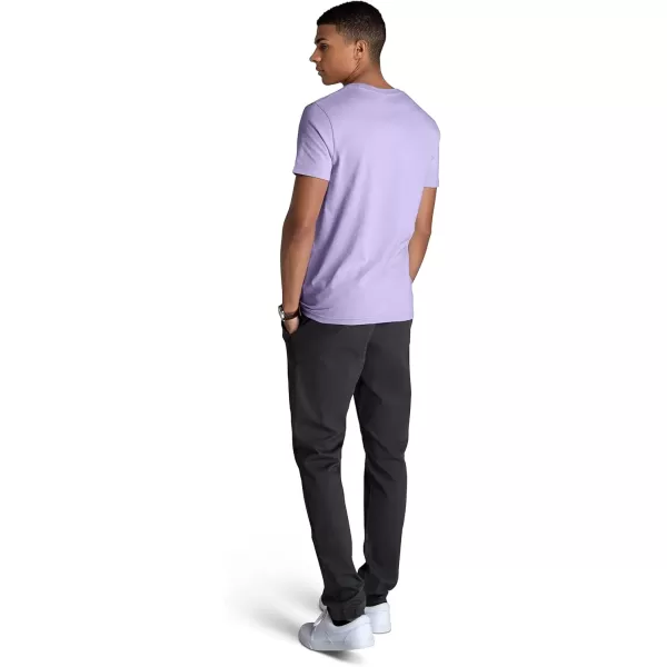 imageFruit of the Loom Recover Cotton TShirt Made with Sustainable Low Impact Recycled Fiber2 Pack  Open Air BlueLilac Petal