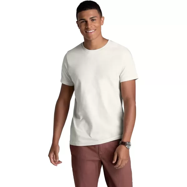 imageFruit of the Loom Recover Cotton TShirt Made with Sustainable Low Impact Recycled FiberIvory