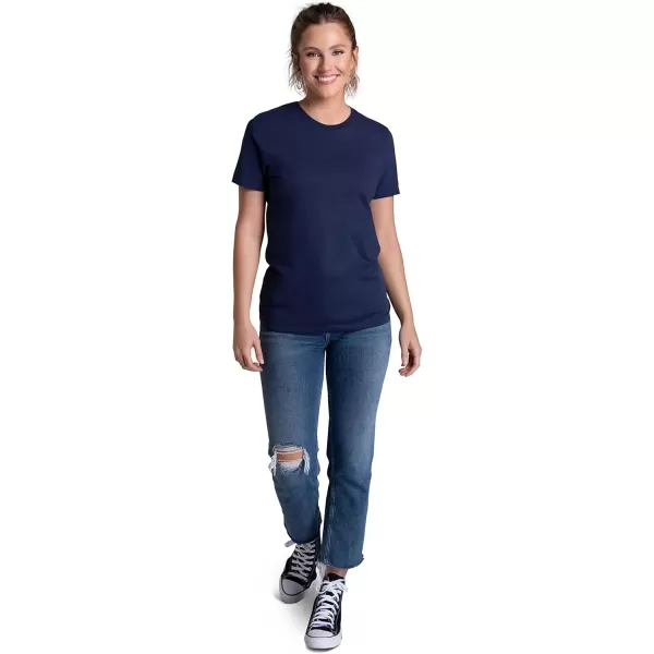 imageFruit of the Loom Recover Cotton TShirt Made with Sustainable Low Impact Recycled FiberNavy