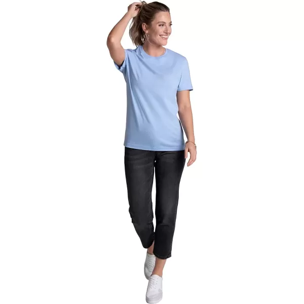 imageFruit of the Loom Recover Cotton TShirt Made with Sustainable Low Impact Recycled FiberOpen Air Blue