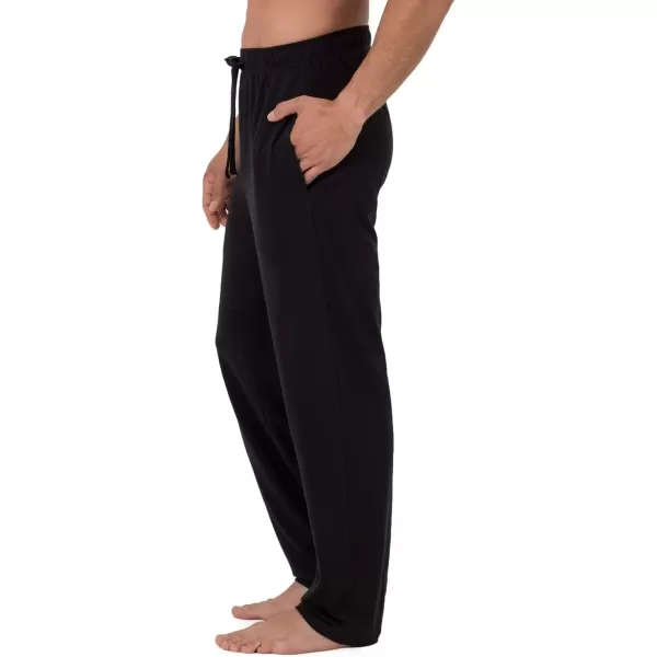 imageFruit of the Loom mens Breathable Jersey Sleep PantBlack