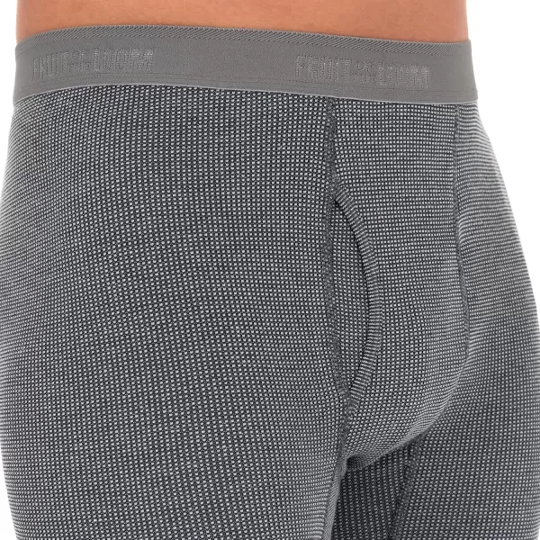 imageFruit of the Loom mens Recycled Premium Waffle Thermal Underwear Long Johns BottomGreystone Heather