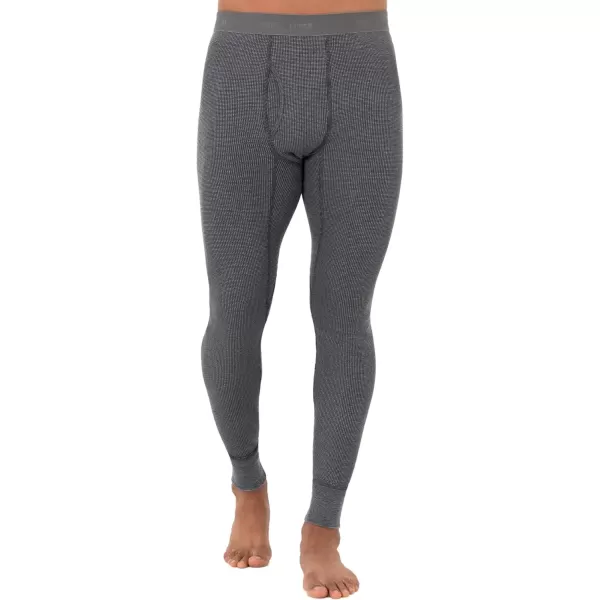 imageFruit of the Loom mens Recycled Premium Waffle Thermal Underwear Long Johns BottomGreystone Heather